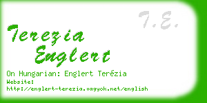 terezia englert business card