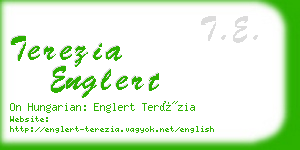 terezia englert business card